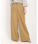 サイドアジャストタックワイドパンツ