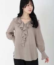 ラッフルフリルブラウス
