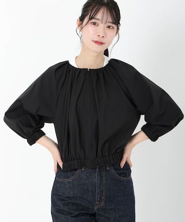 タフタギャザーブルゾン