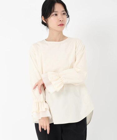 袖コンシャスブラウス