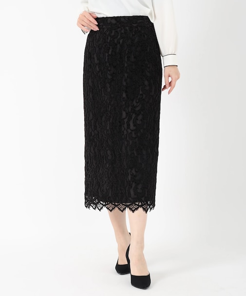 モールレースタイトスカート