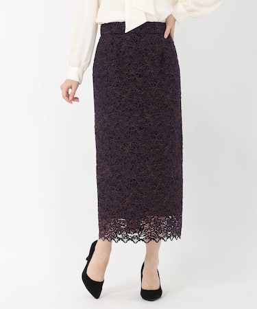 モールレースタイトスカート