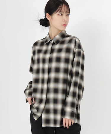 オンブレーシャツ