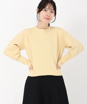 メタル釦アクセントニット