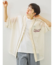 メッシュベースボールシャツ