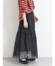 セルフカット メッシュスカート