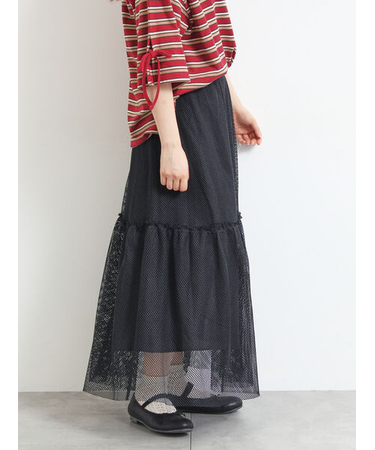 セルフカット メッシュスカート