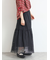 セルフカット メッシュスカート