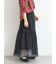 セルフカット メッシュスカート