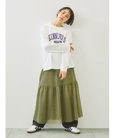 セルフカット メッシュスカート