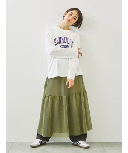 セルフカット メッシュスカート