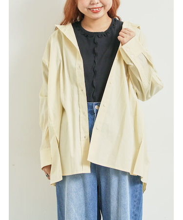 柄アソートドルマンスリーブシャツ