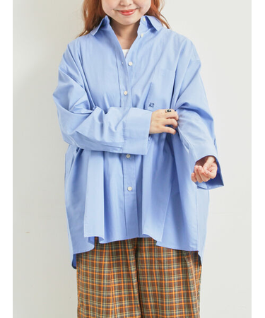 柄アソートドルマンスリーブシャツ