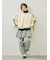 デニムニーパッチパンツ