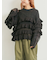 インナーSETモヘアタッチシアーフリルニット