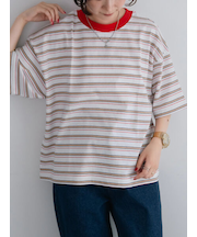 マルチボーダーTシャツ