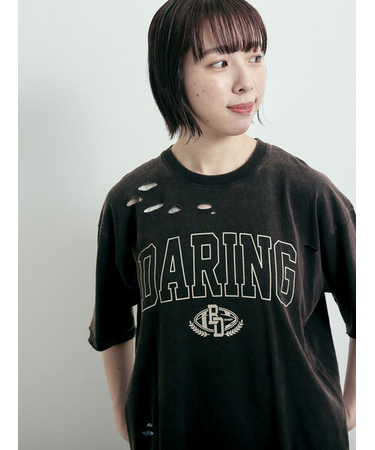 パウダー加工ロゴアソートプリントTシャツ