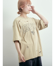 パウダー加工ロゴアソートプリントTシャツ