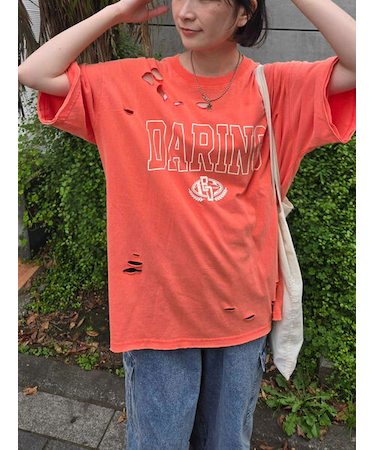 パウダー加工ロゴアソートプリントTシャツ