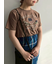 チェーン刺繍Tシャツ