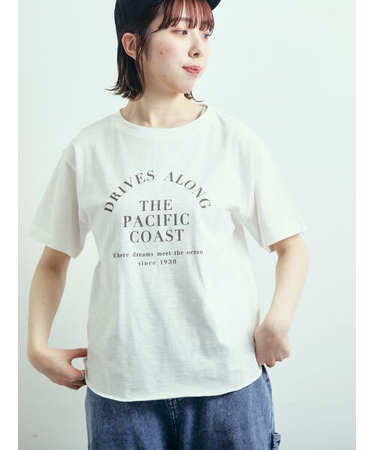 スラブロゴプリントアソートTシャツ