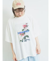 [接触冷感]バックシャーリング転写プリントTシャツ