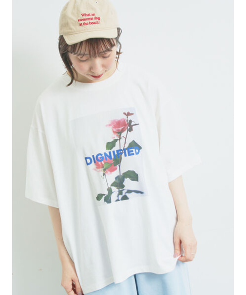 [接触冷感]バックシャーリング転写プリントTシャツ
