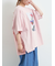 [接触冷感]バックシャーリング転写プリントTシャツ