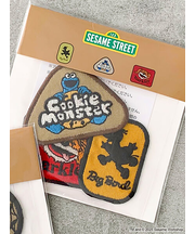 【SESAME STREET meets SM2】3枚入りワッペンセット