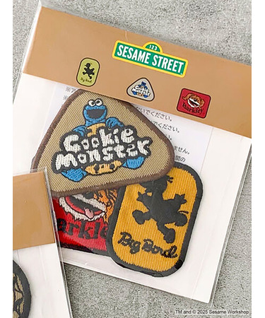 【SESAME STREET meets SM2】3枚入りワッペンセット