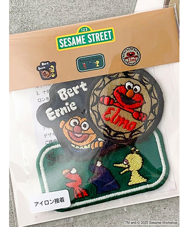【SESAME STREET meets SM2】3枚入りワッペンセット