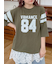 [接触冷感]ナンバリングプリントTシャツ