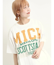 [接触冷感]リメイク風Tシャツ