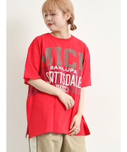 [接触冷感]リメイク風Tシャツ