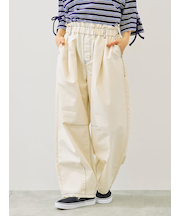 [接触冷感]配色ステッチパンツ