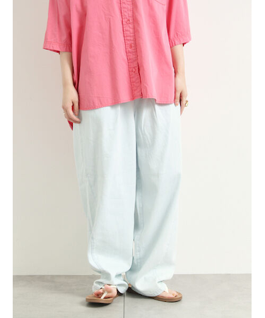 デニム/ツイルバレルパンツ