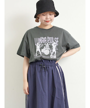 [接触冷感]バンドモチーフアソートプリントTシャツ