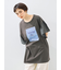 [接触冷感]フレアスリーブチュニックTシャツ