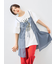 [接触冷感]フレアスリーブチュニックTシャツ
