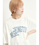 ブロッキングロゴプリントTシャツ