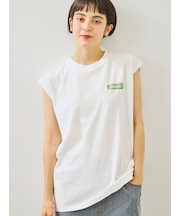 転写バックプリントノースリーブ