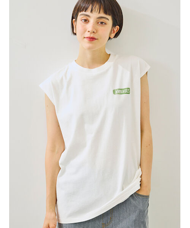 転写バックプリントノースリーブ