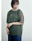 メッシュTシャツ&プリントノースリーブSET
