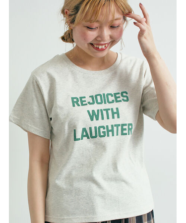 ロゴプリントTシャツ