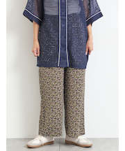 小花柄イージーパンツ