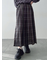 チェックプリーツスカート