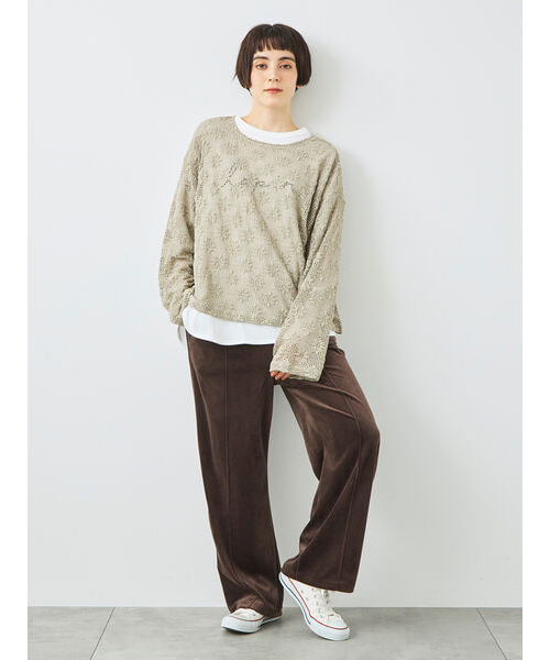 liten リテン Velour easy pants ベロアパンツ2 Re order // Velour