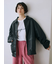 フェイクレザーブルゾン