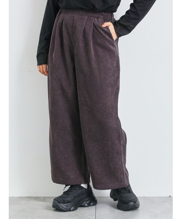 コーデュロイストレートパンツ