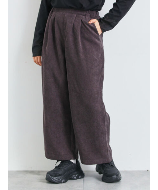 コーデュロイストレートパンツ